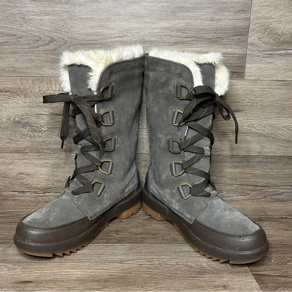 Sorel Waterproof Knee-High Boots Rugged Sole Women's 8 - Picture 3 of 7